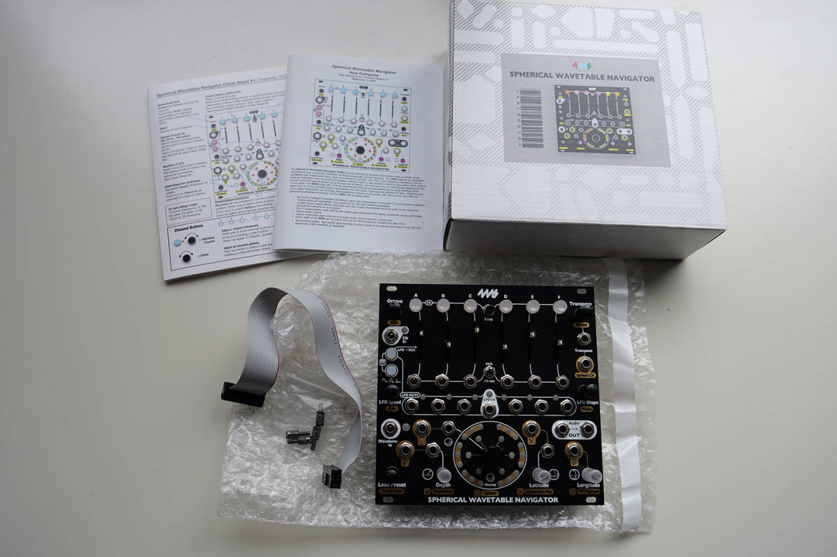 4ms Spherical Wavetable Navigator (SWN) モジュラー ユーロラック