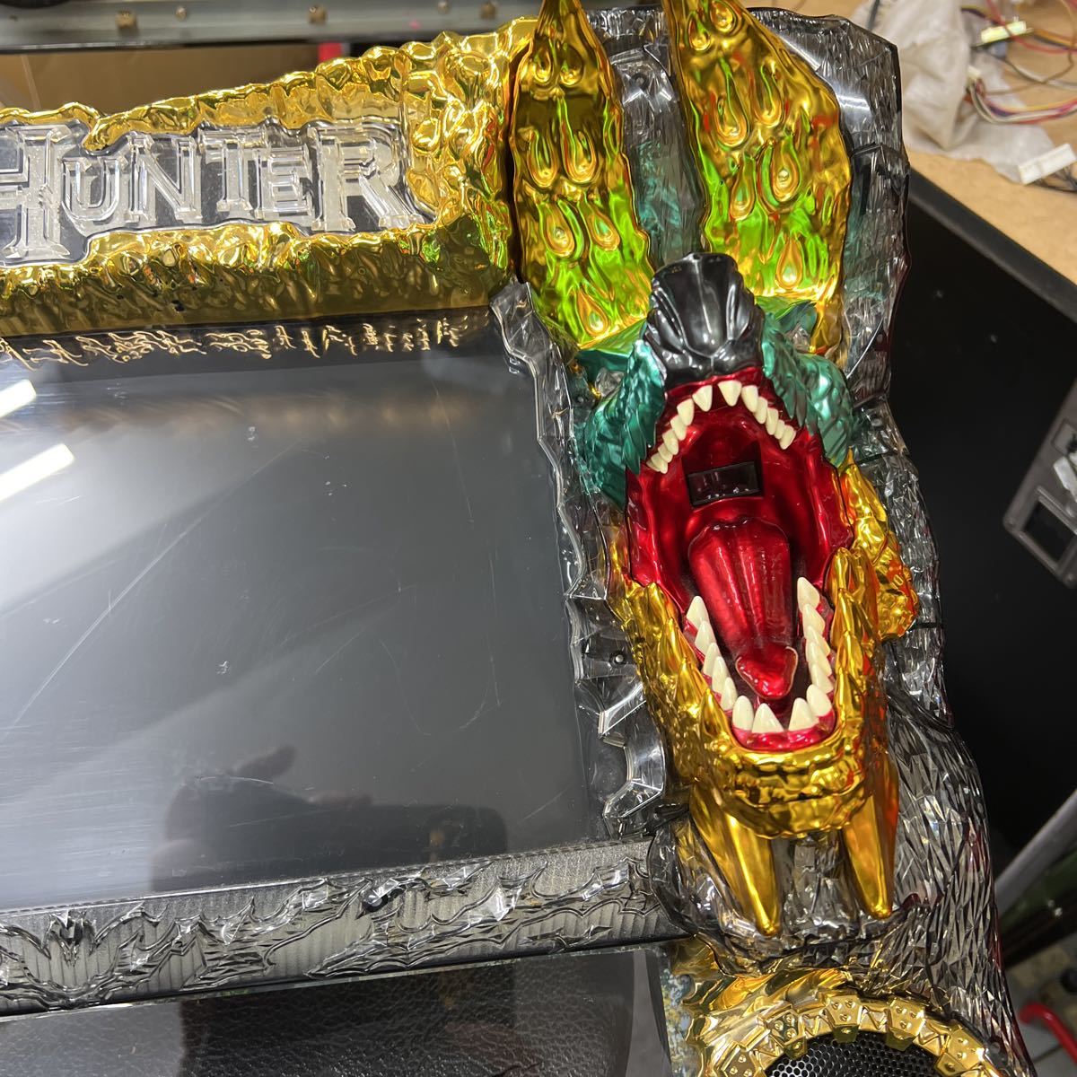 パチスロ モンスターハンター月下雷鳴 実機の液晶基板 パネル パチスロ モンスターハンター月下雷鳴 実機の液晶基板 パネル
