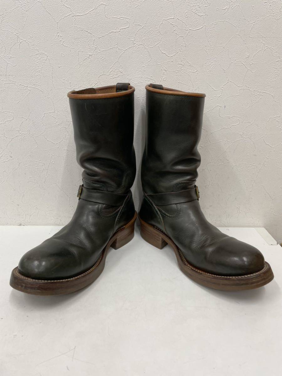 ADDICT CLOTHES アディクトクローズ エンジニアブーツ 8 グリーン