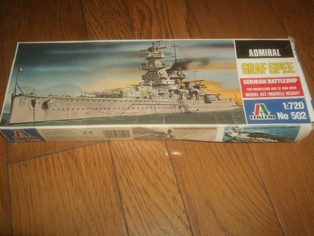 イタレリ:1/720: ドイツ戦艦 グラーフ シュペー - JChere雅虎拍卖代购