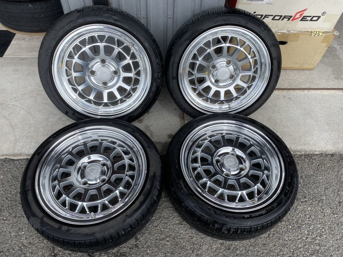 エンケイ all-nine (オールナイン) 15インチ6J+35 ミラーポリッシュ