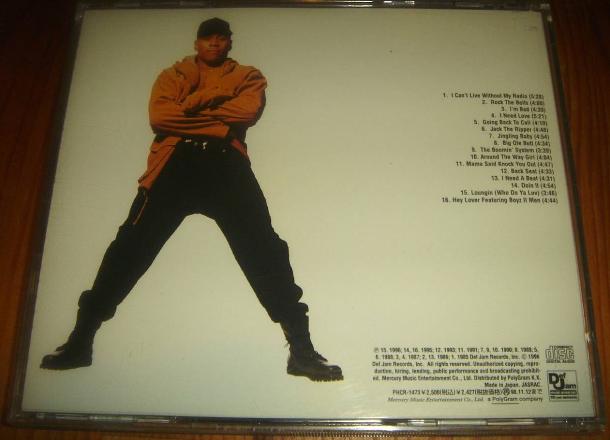 LL Cool J エルエルクールジェイ - All World : Greatest Hits ベスト盤 Def Jam_画像3