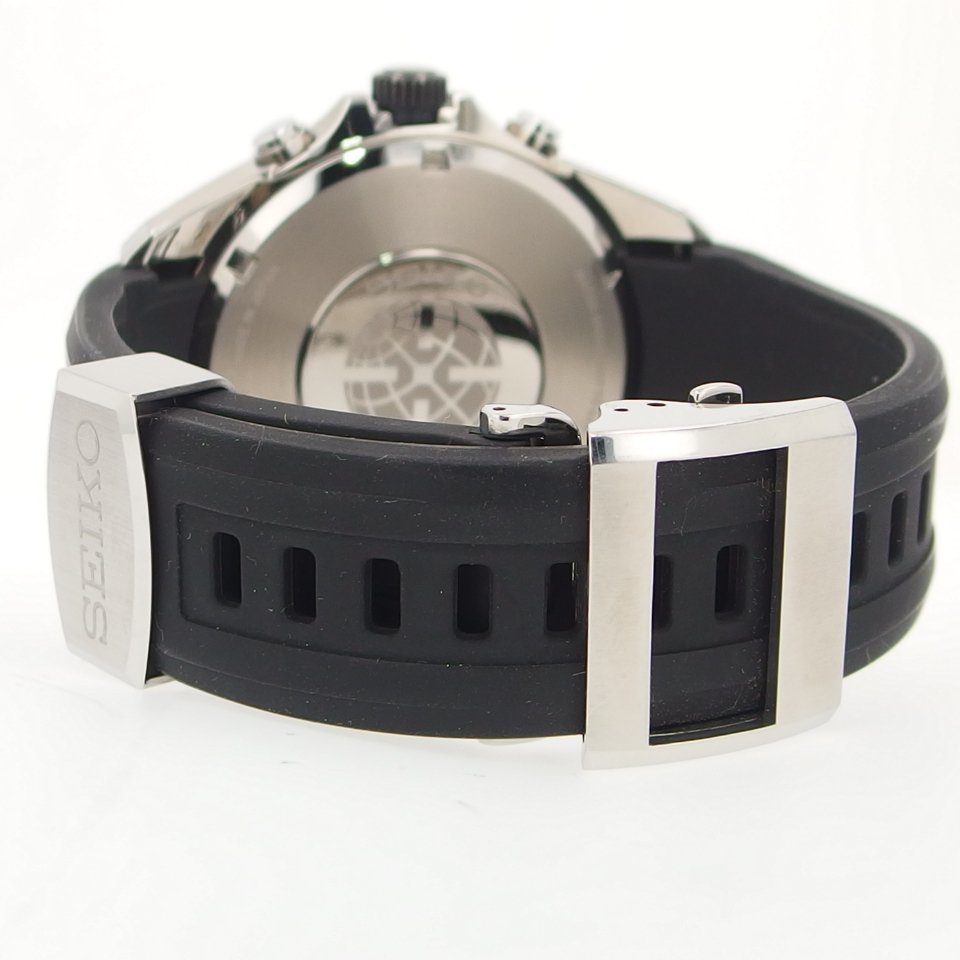 【美品】SEIKO セイコー アストロン 8X82-0AC0-1 ブラック文字盤 SS/ラバー GPSソーラー電波 メンズ 腕時計 箱付き定価260000円の画像7