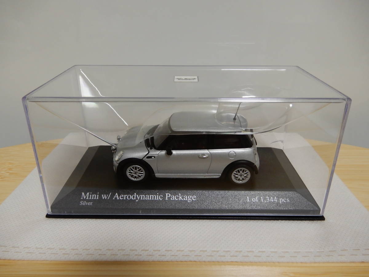 1/43 ミニ ワン アエロダイナミック パッケージ Mini One Aerodynamic Package 2002 Silver シルバー 431138271 ミニチャンプス PMA_画像2