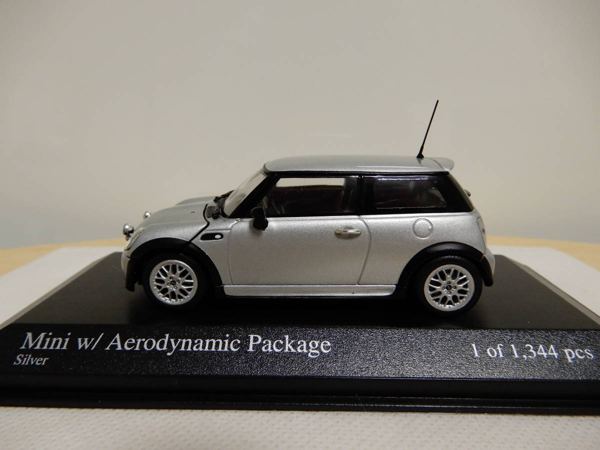 1/43 ミニ ワン アエロダイナミック パッケージ Mini One Aerodynamic Package 2002 Silver シルバー 431138271 ミニチャンプス PMA_画像4