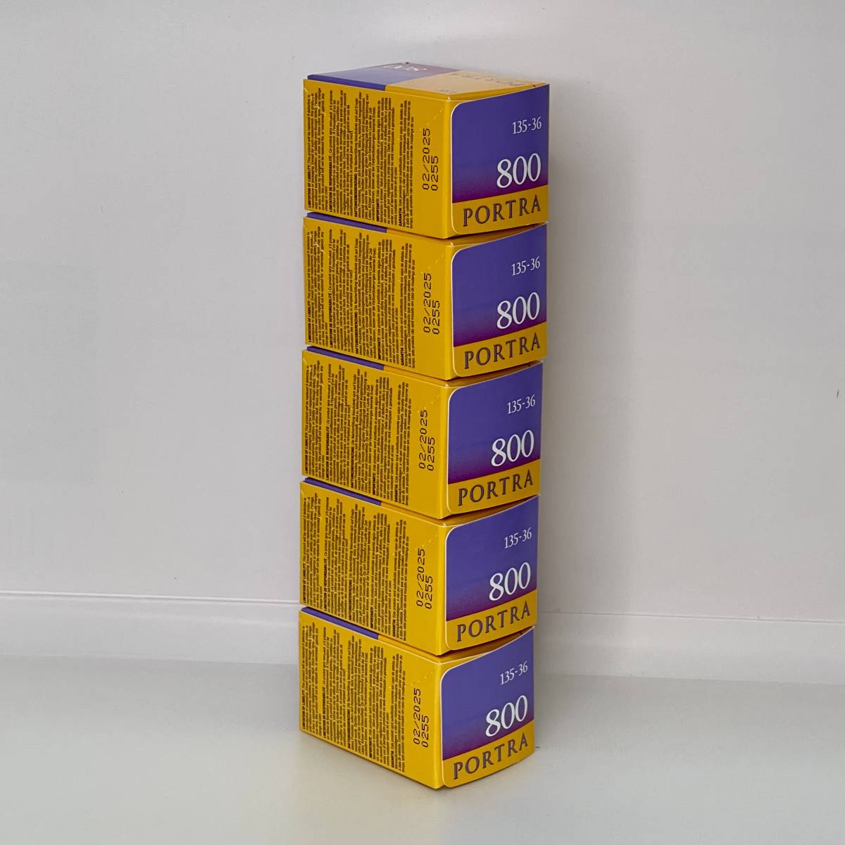 Kodak PORTRA800 135-36 5本 期限2025年2月（最終の在庫）-