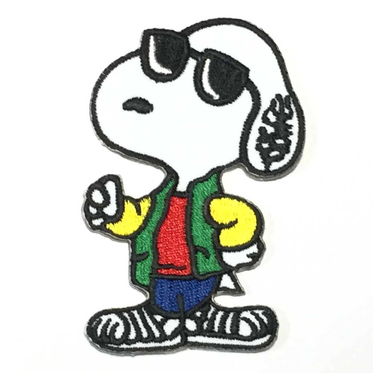 110 スヌーピー Snoopy ファンキースタイル オールドスクール ８０年代 アイロン ワッペン リペア カスタム 刺繍ワッペン アメコミの画像1