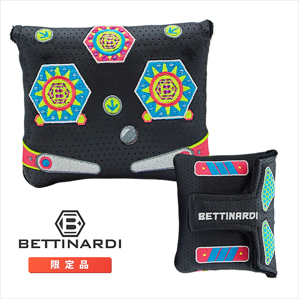 ベティナルディ FOREVER 90'S フォーエバー ビンテージ ピンボールゲーム' 限定 パターカバー BETTINARDI マレットタイプ ネオマレットサイ