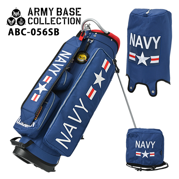 アーミーベースコレクション スタンドバッグ ネイビー ABC-056SB ARMY BASE COLLECTION キャディバッグ NAVY