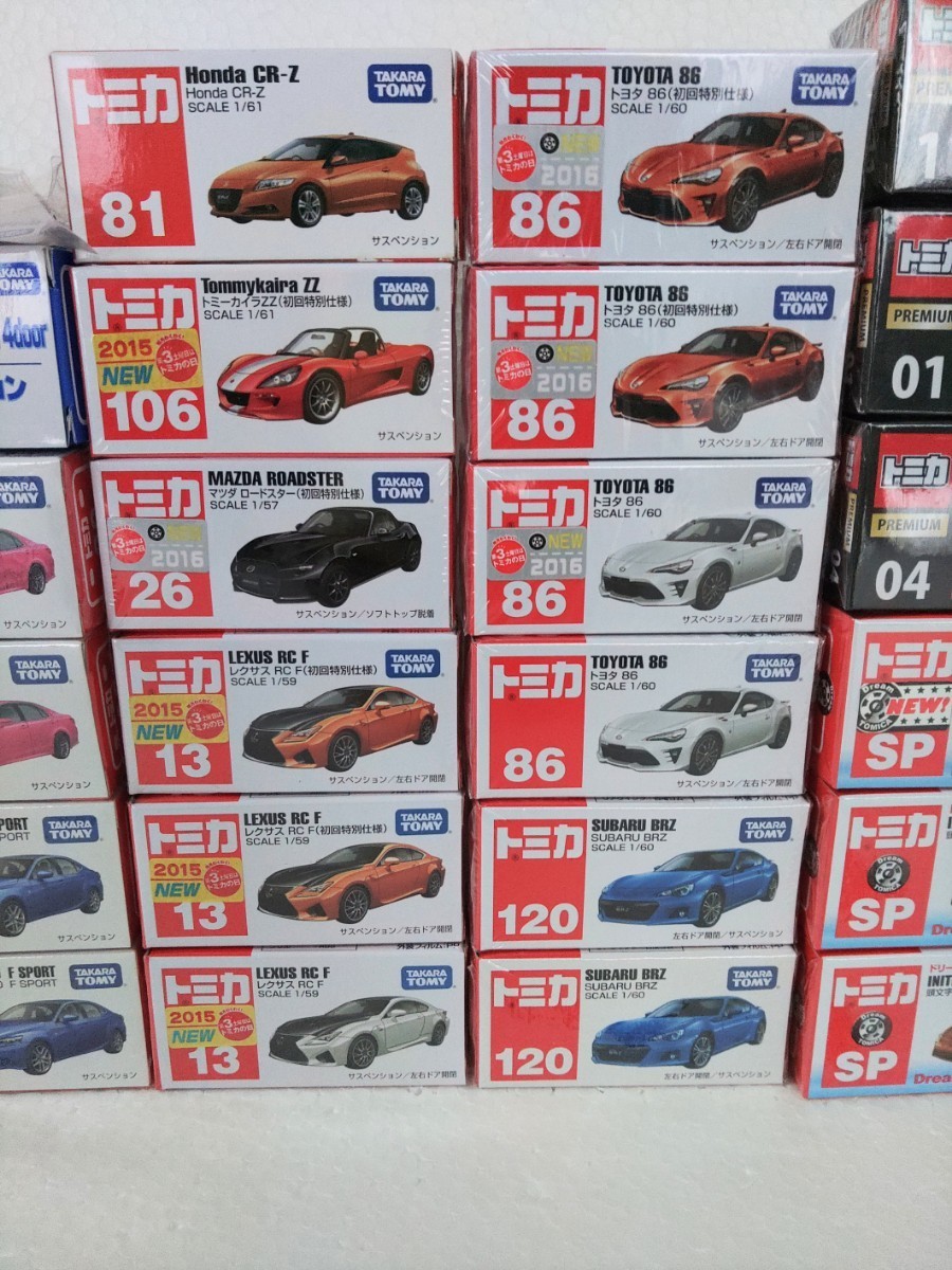 トミカ プレミアム 頭文字D 初回特別仕様 非売品 含む FD3S RX-7 GT-R 86 BRZ レクサス LEXUS RC F GT500 IS F オロチ インプレッサ　 他_画像4