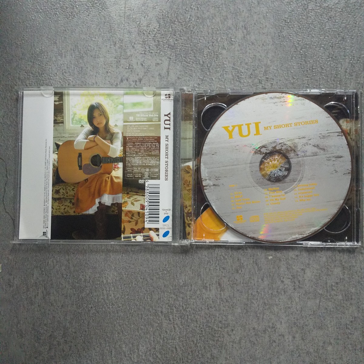 DSC-376 MY SHORT STORIES YUI CD+DVD 帯付き 初回生産限定盤_画像3