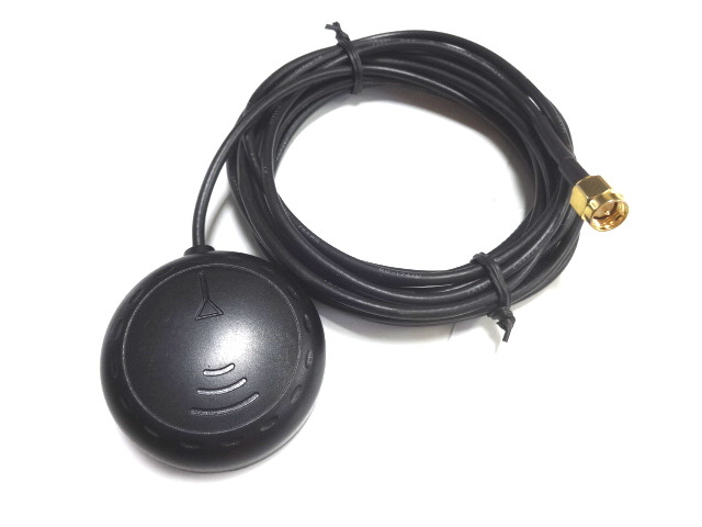  height confidence GPS antenna 3m length SMA connector ( male ) 1575.42MHz in-vehicle navi .GPSDO etc. unused * new goods 