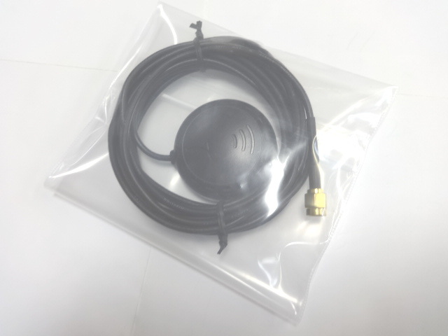 height confidence GPS antenna 3m length SMA connector ( male ) 1575.42MHz in-vehicle navi .GPSDO etc. unused * new goods 