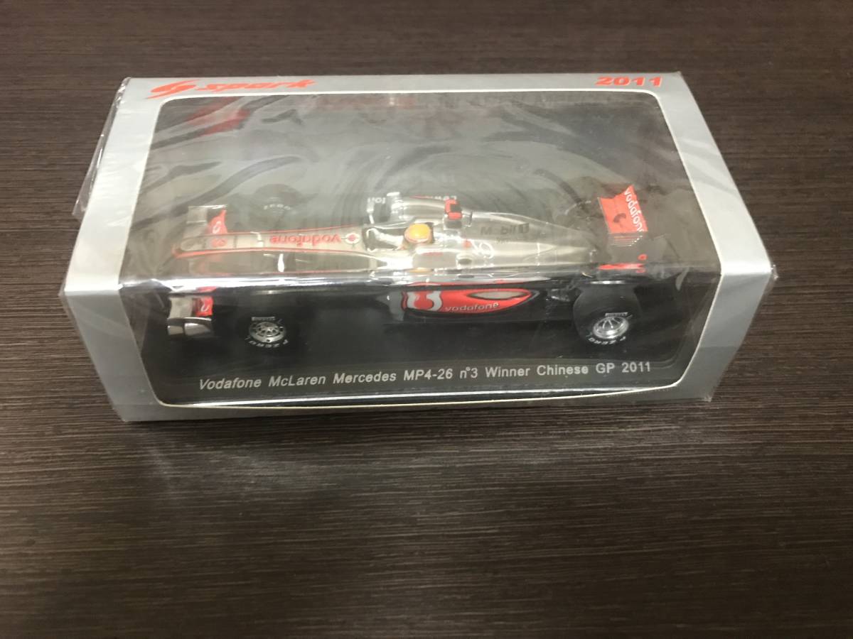 1/43 Spark マクラーレン・メルセデス MP4-26 #4 L.ハミルトン 中国GP優勝 2011_画像4