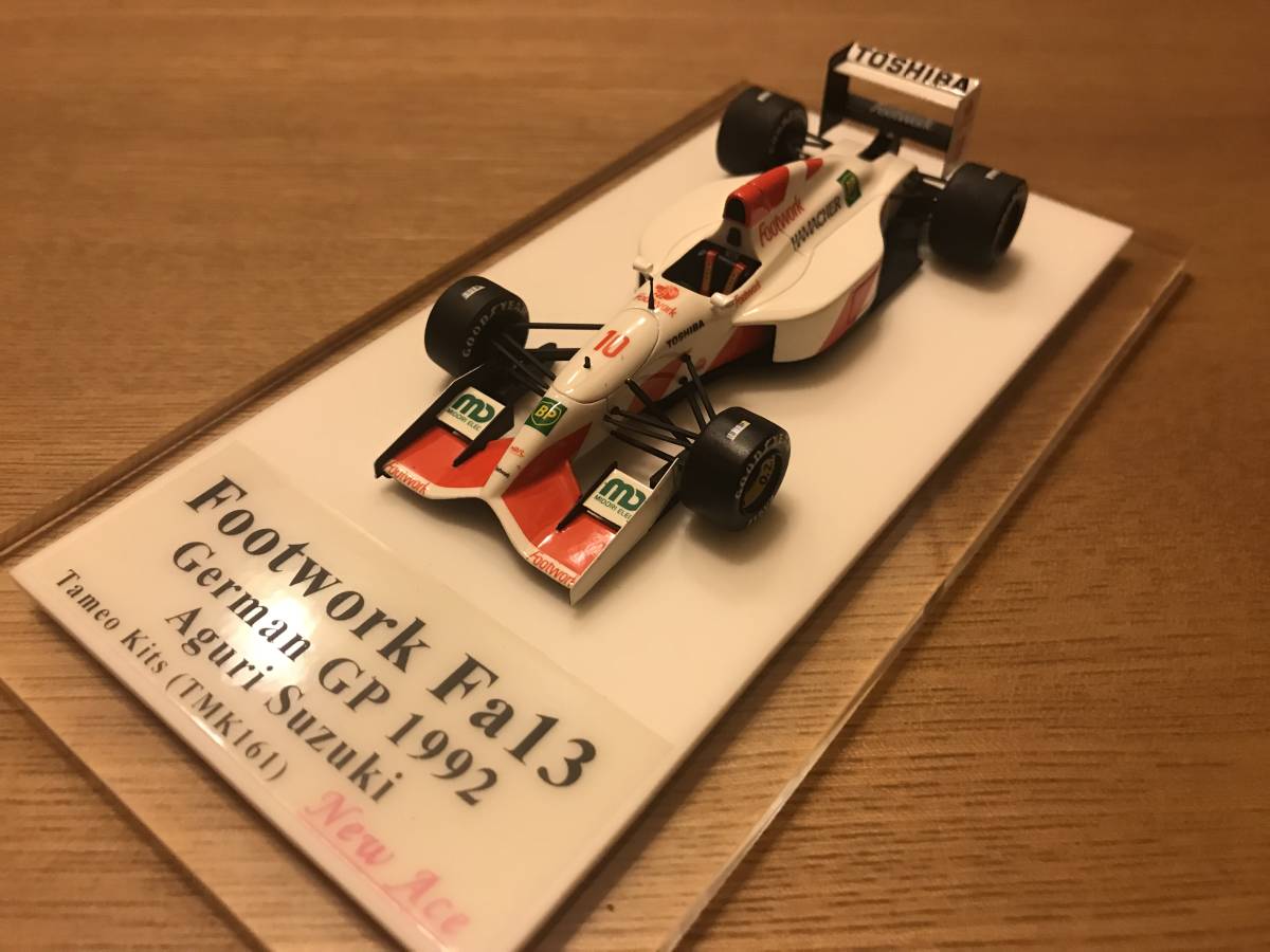 1/43 TAMEO [New Ace] foot Work * Mugen Honda FA13 #10 Suzuki ... Germany GP 1992