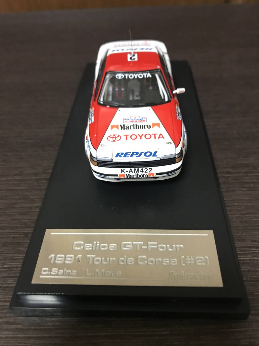 ※ 1/43 hpi 【Marlboro】 トヨタ セリカ GT-FOUR #2 C.サインツ組 ツール・ド・コルス-ラリー優勝 1991の画像4