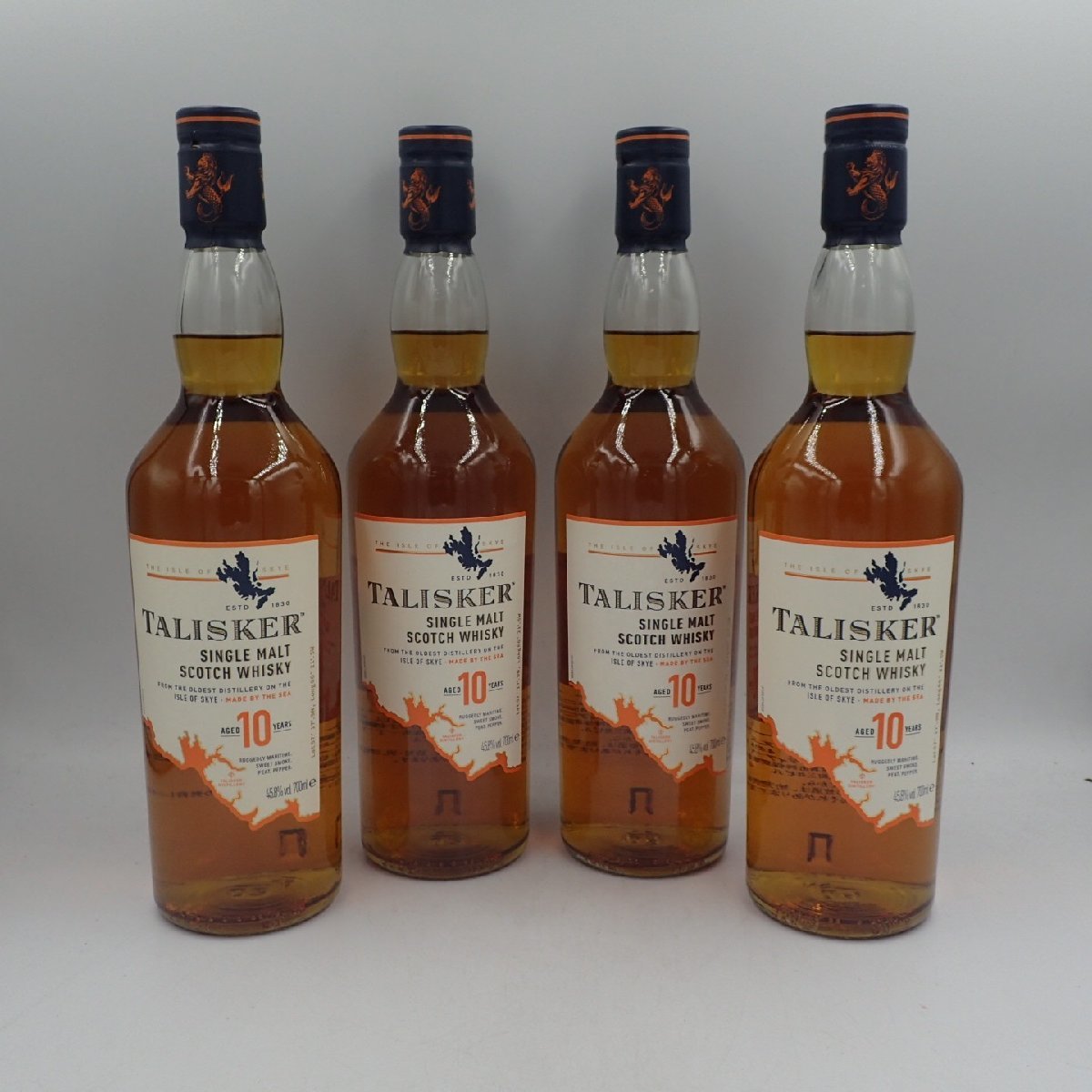 セット】タリスカー 10年 700ml 45% TALISKER 4本セット【7F