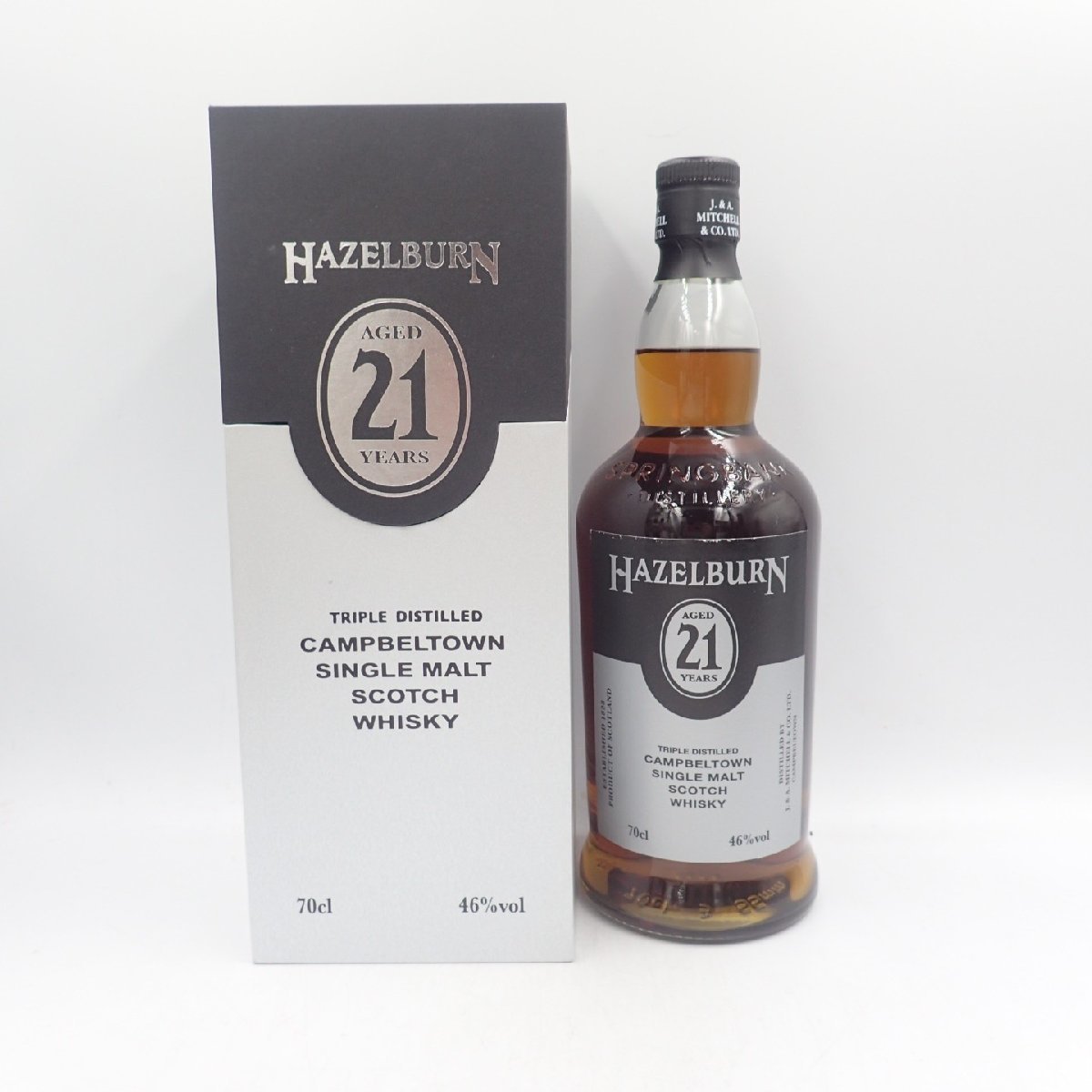 ヘーゼルバーン 21年 スプリングバンク蒸留所 700ml 46% HAZELBURN