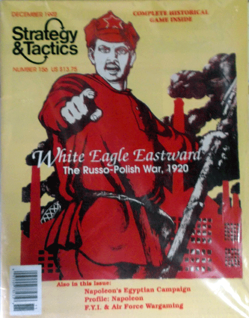 DG/STRATEGY & TACTICS NO.156　WHITE EAGLE EASTWARD THE RUSSO-POLISH WAR 1920/付録ゲーム付新品駒未切断/日本語訳なし