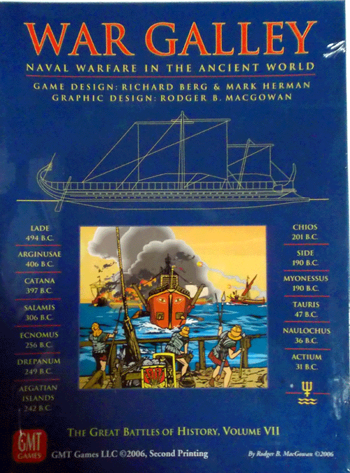 GMT/WAR GALLEY NAVAL WARFARE IN THE ANCIENT WORLD THE GREAT BATTLES OF HISTORY VOL;.VII新品開封品/日本語訳無し