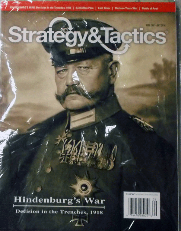 DG/STRATEGY&TACTICS NO.288 HINDENBURG'S WAR,DECISION IN THE TRENCHES,1918/駒未切断/日本語訳無し