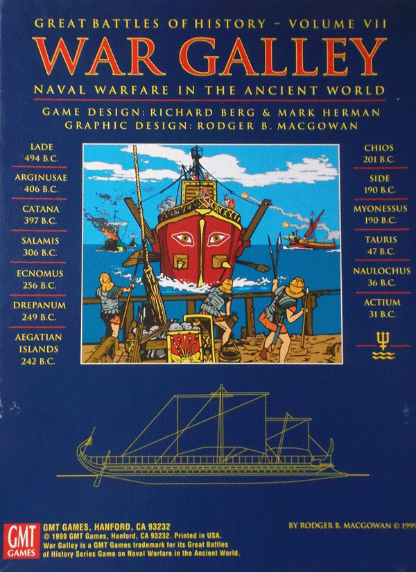GMT/WAR GALLEY/NAVAL WARFARE IN THE ANCIENT WORLD/THE GREAT BATTLES OF HISTORY,VOLUME VII/駒未切断/日本語訳無し