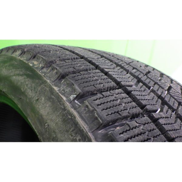 ブリヂストン BLIZZAK VRX2 245/40R19 94Q 日本製 1本のみ／2017年製8分山スタッドレスタイヤ／中古サイドウォールに欠けあり/エア漏れなし_画像3