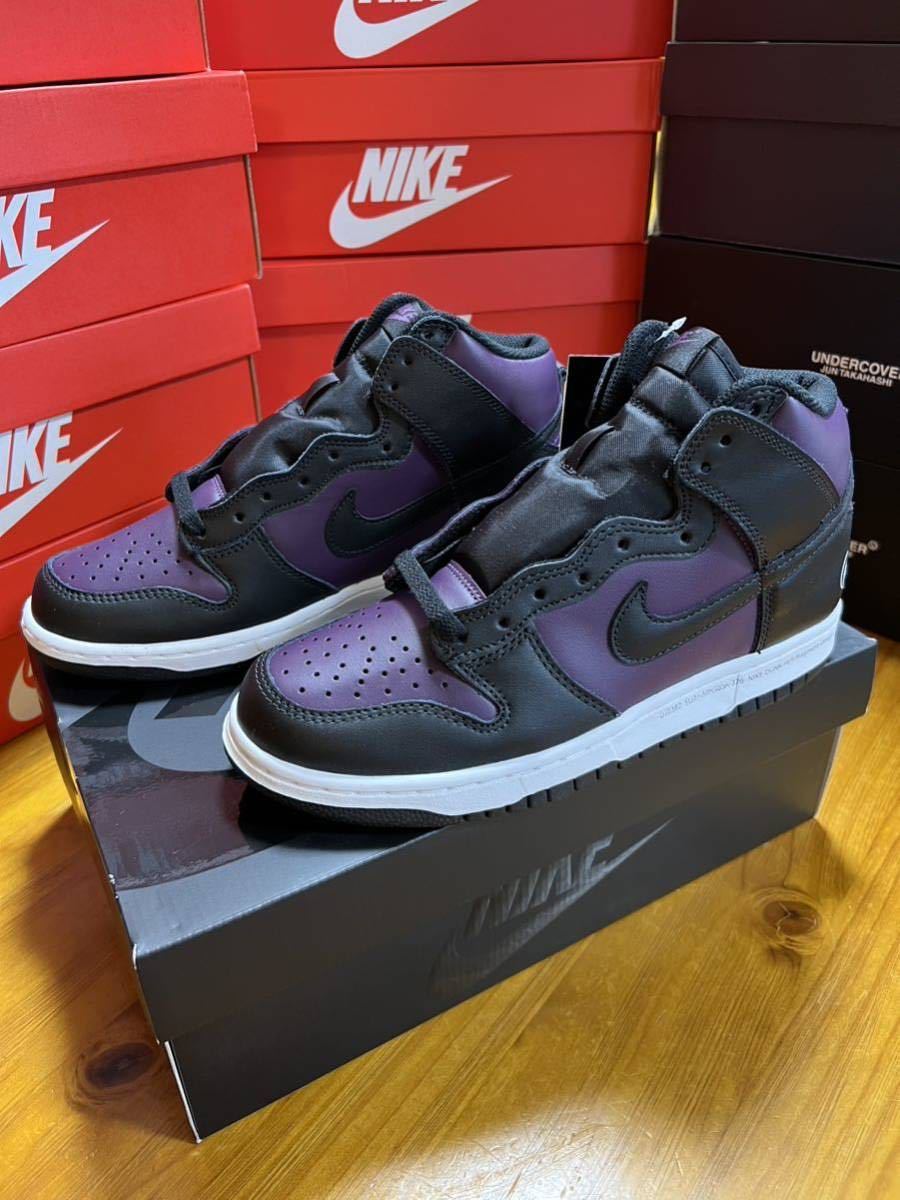 e新品 箱付き ナイキ ダンク ハイ フラグメントNIKE DUNK HI/F