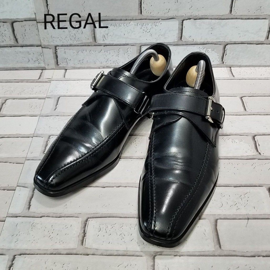 REGAL リーガルダブルモンクストラップビジネスシューズ 24.5㎝ 美品-