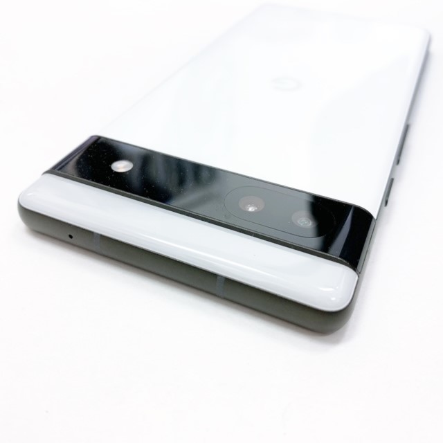 70848 美品 Google Pixel6a 5G 128GB ホワイト SIMフリー スマホ