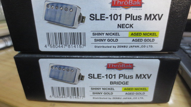 ThroBak Electronics　SLE-101Plus MXV P.A.F. Set Aged Nickel Cover 1959 1958 1957 1960_画像7