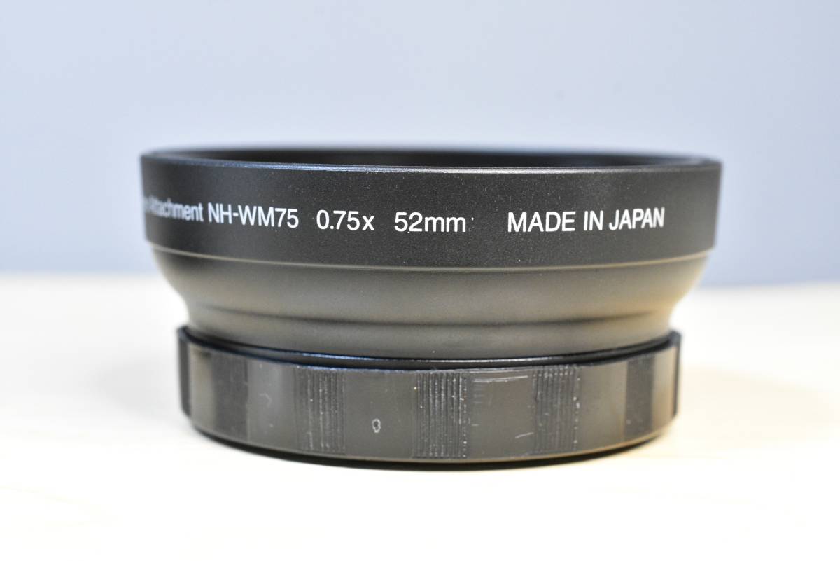 良品】Nikon NH-WM75 ニコン ワイドコンバージョンレンズ ワイコン
