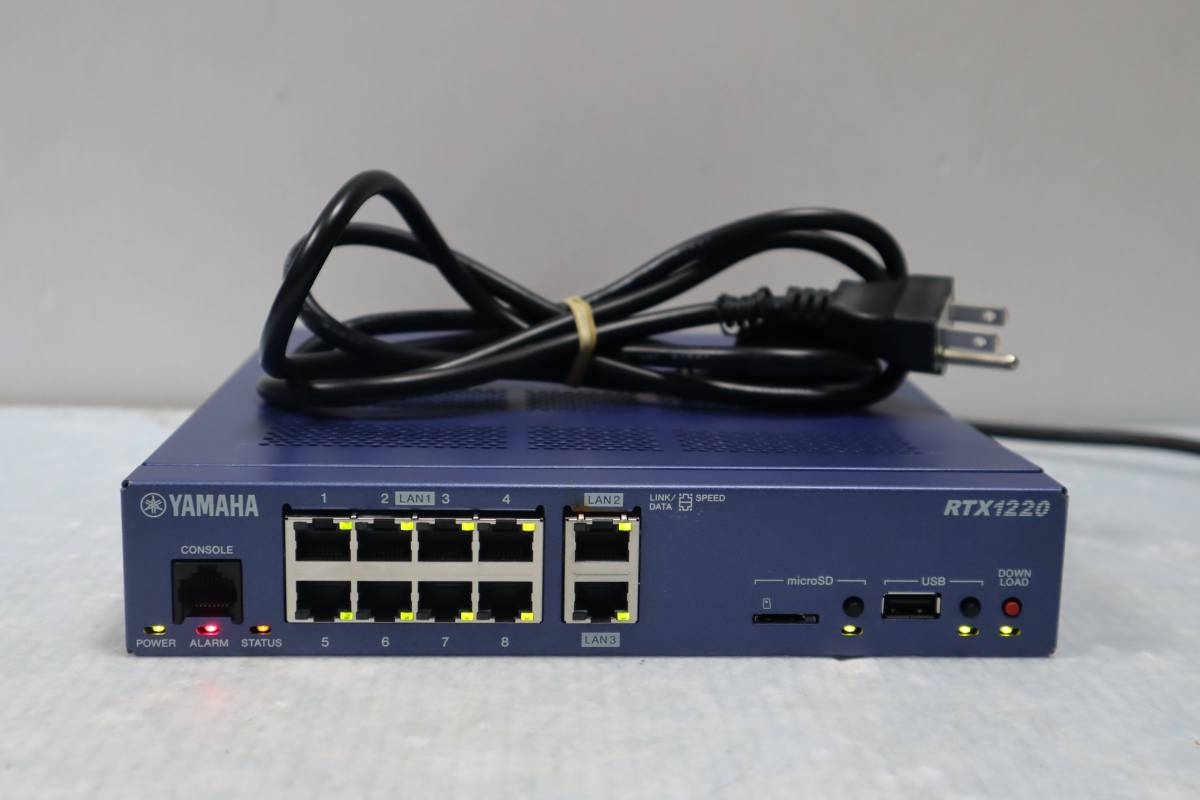E2961 H YAMAHA ヤマハ ギガアクセスVPNルーター RTX1220 傷 E2961 H YAMAHA ヤマハ ギガアクセスVPNルーター RTX1220 傷