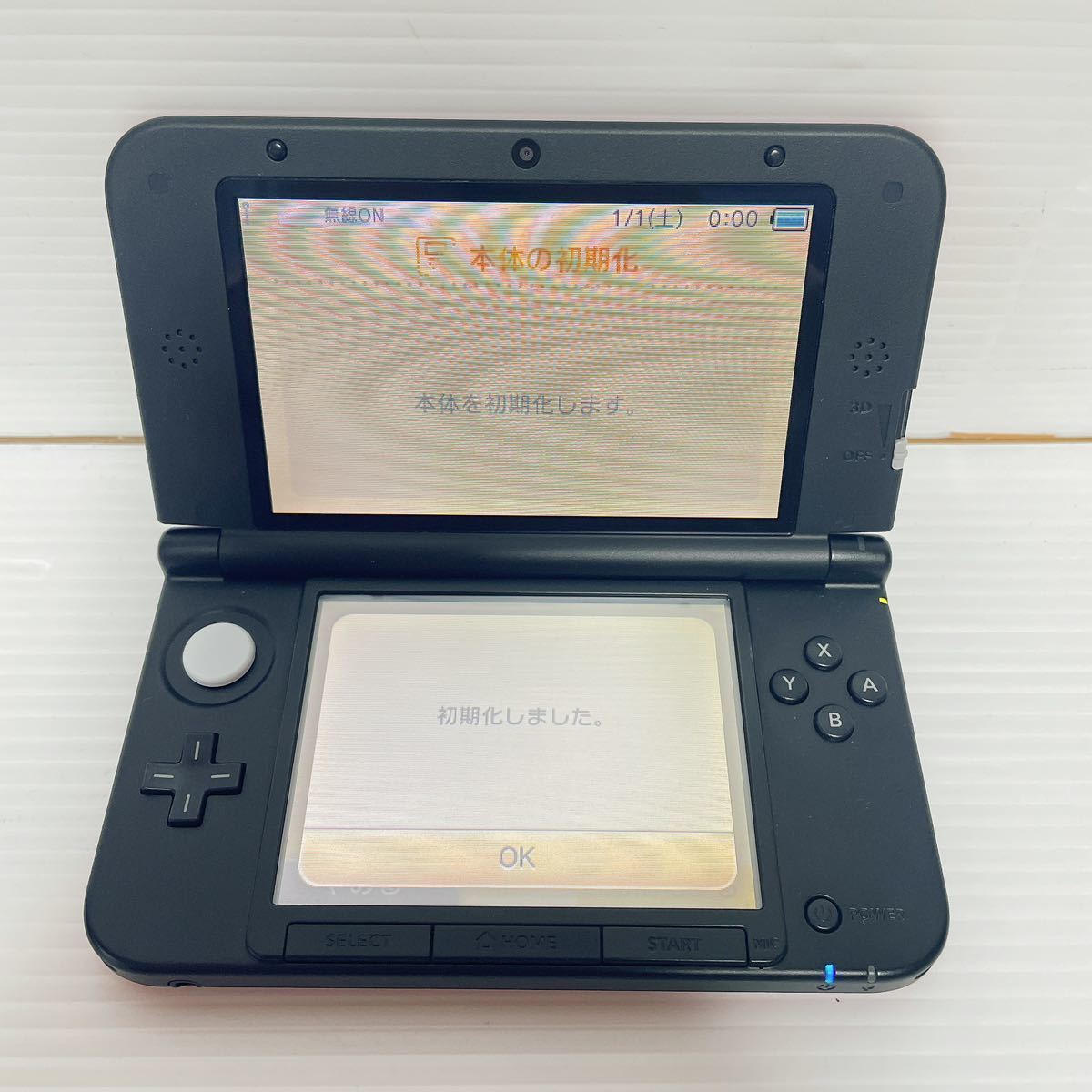 1円スタート Nintendo 3DSLL レッド×ブラック ニンテンドー3DS LL