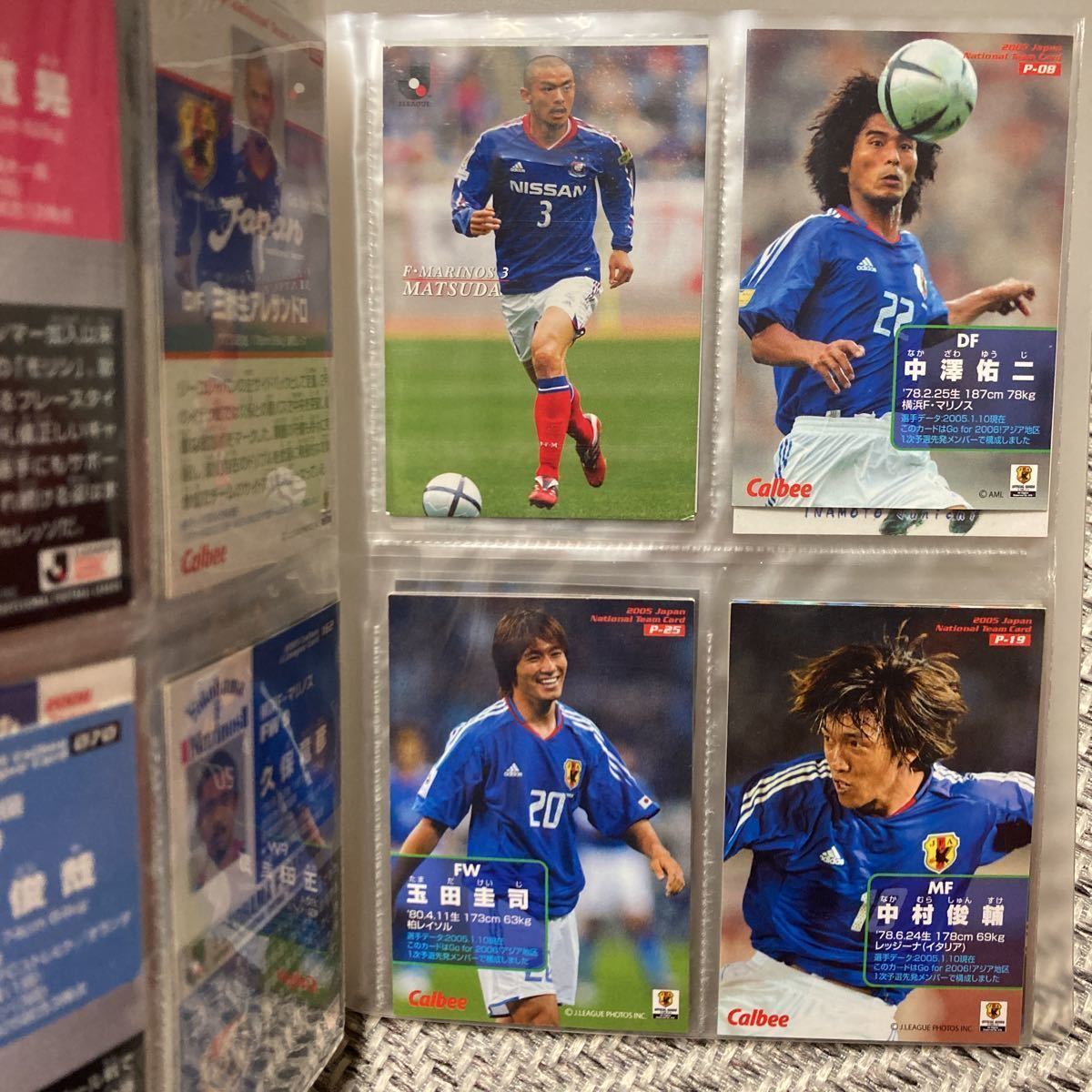 サッカー 日本代表 2005年 カルビー カード - 通販 - guianegro.com.br