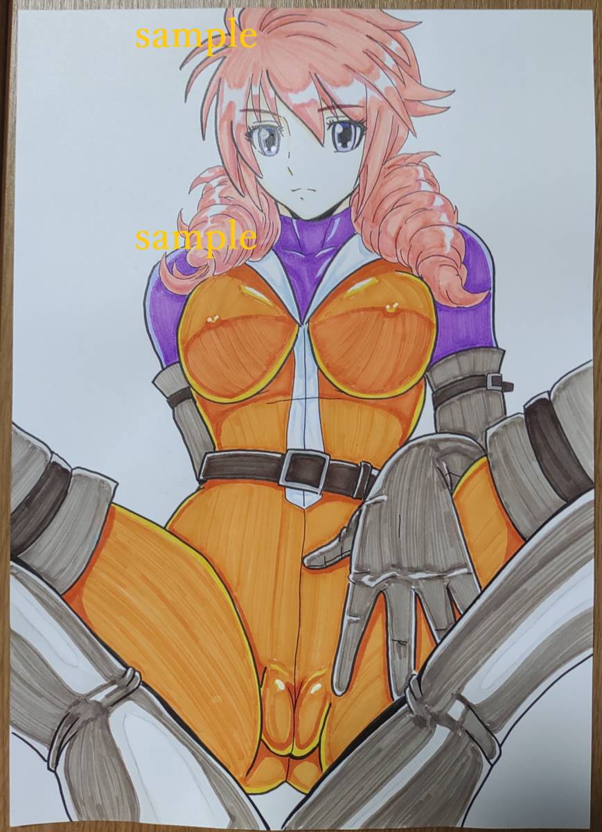  иллюстрации включение в покупку OK Mobile Suit Gundam 00 OO фетр / такой же человек ручные иллюстрации вентилятор искусство Fan Art GUNDAM