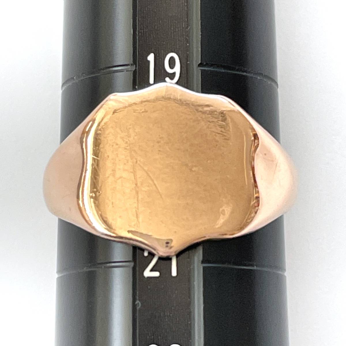 グランドセール 指輪 細身 3石 平らな指輪 エメラルド 少し細め 幅約