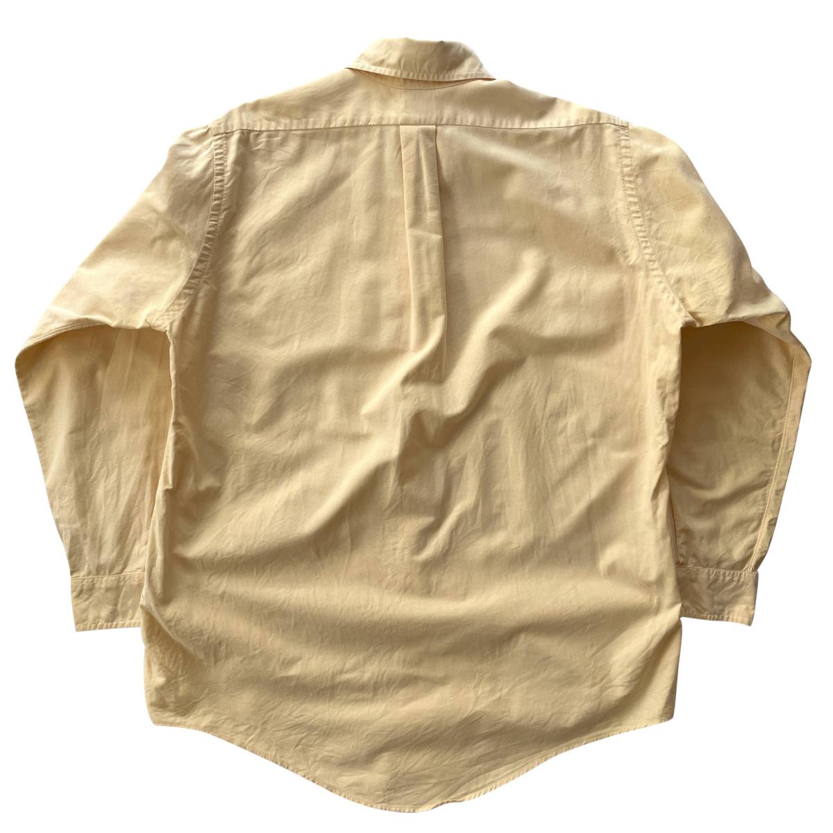 【Vintage】Brooks Brothers ボタンダウンシャツ 15 1/2 - 2 オックスフォード イエロー ブルックスブラザーズ ダンリバー MADE IN USA_画像4