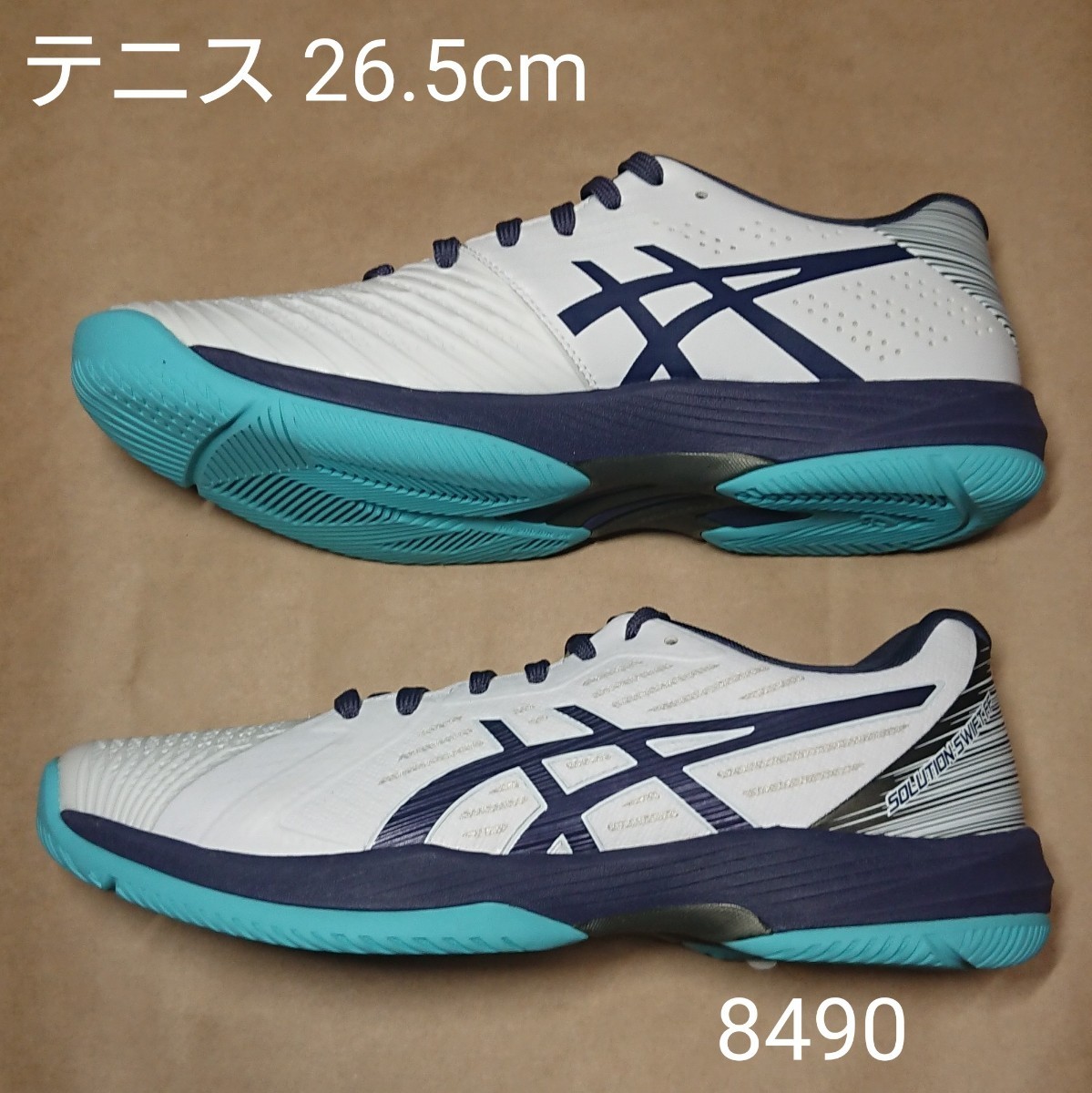 テニスシューズ 26.5cm アシックス asics SOLUTION SWIFT FF 8490 の