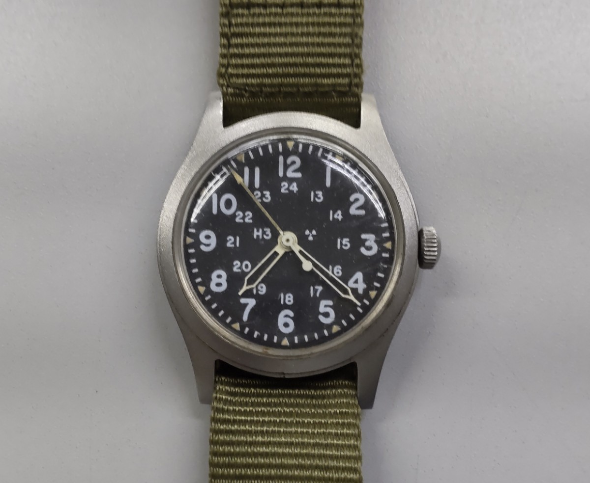 独特の素材独特の素材ハミルトン米軍官給品 MIL-W-46374B ミリタリー