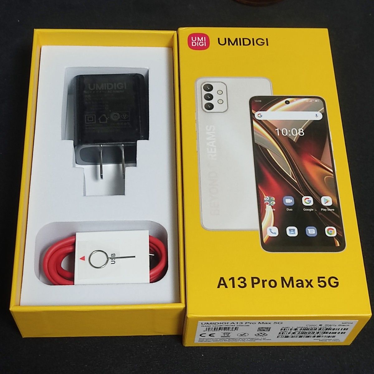 6/2まで取置依頼有】UMIDIGI A13 PRO MAX 5G ブラック 新品 未使用