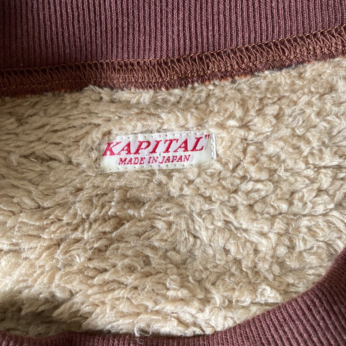 KAPITAL キャピタル ビッグシルエット フリース スウェット | alfasaac.com