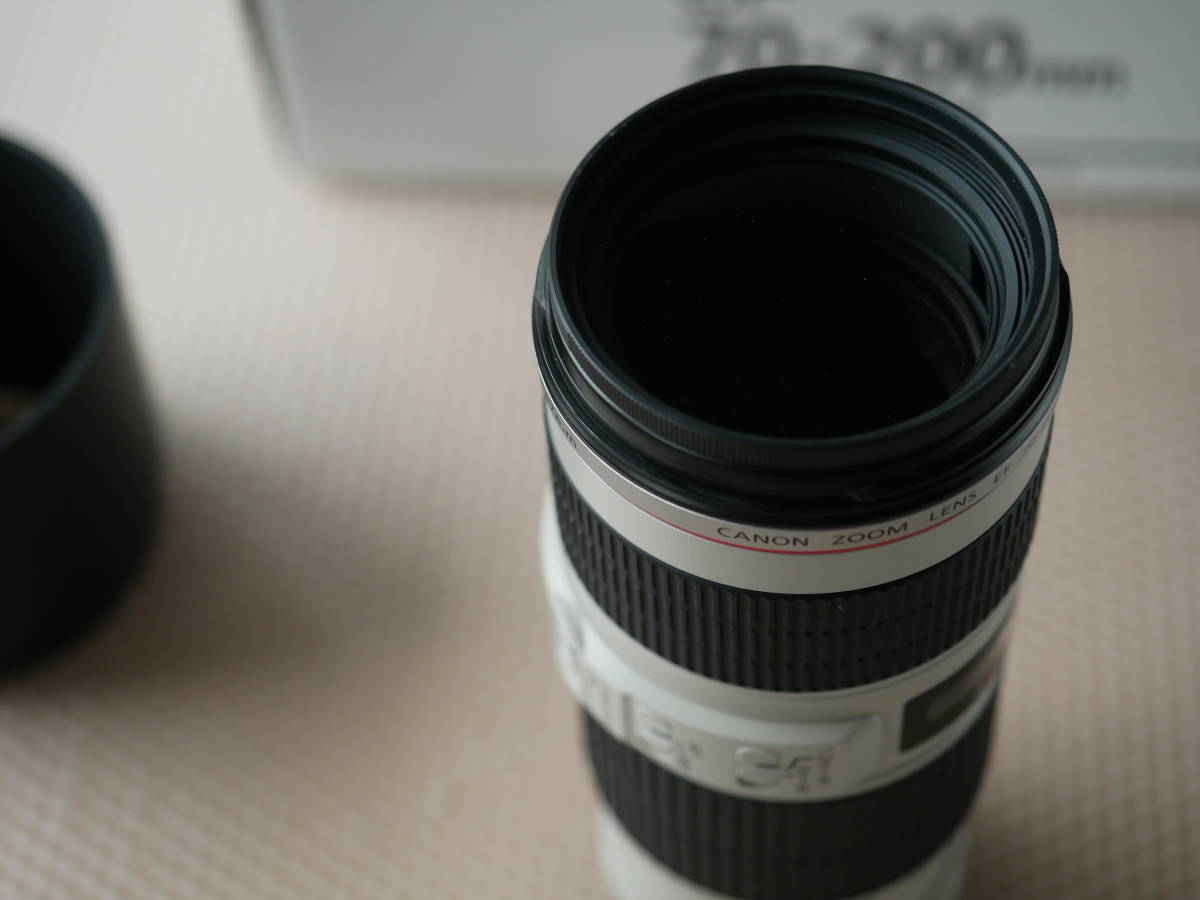 Canon EF70-200　f4L IS USM_レンズプロテクターを使用しています。