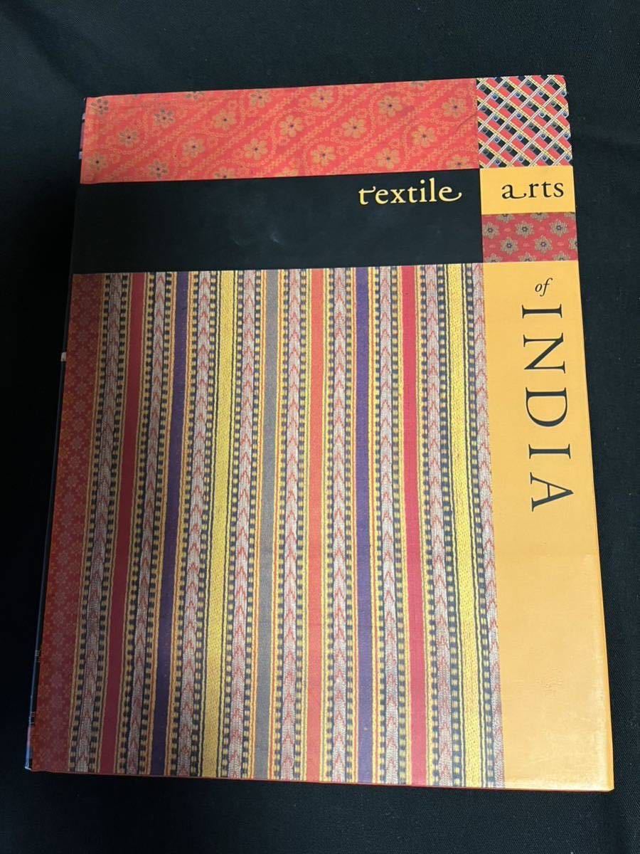 魅力の 貴重本！インド織物紹介の集大成大型本。全344 。インド織物