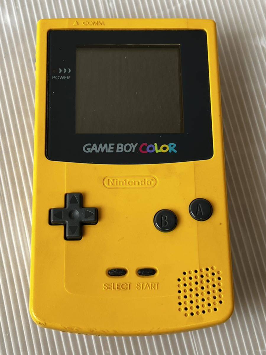 Nintendo ゲームボーイカラー 本体 イエロー CGB-001 動作確認済