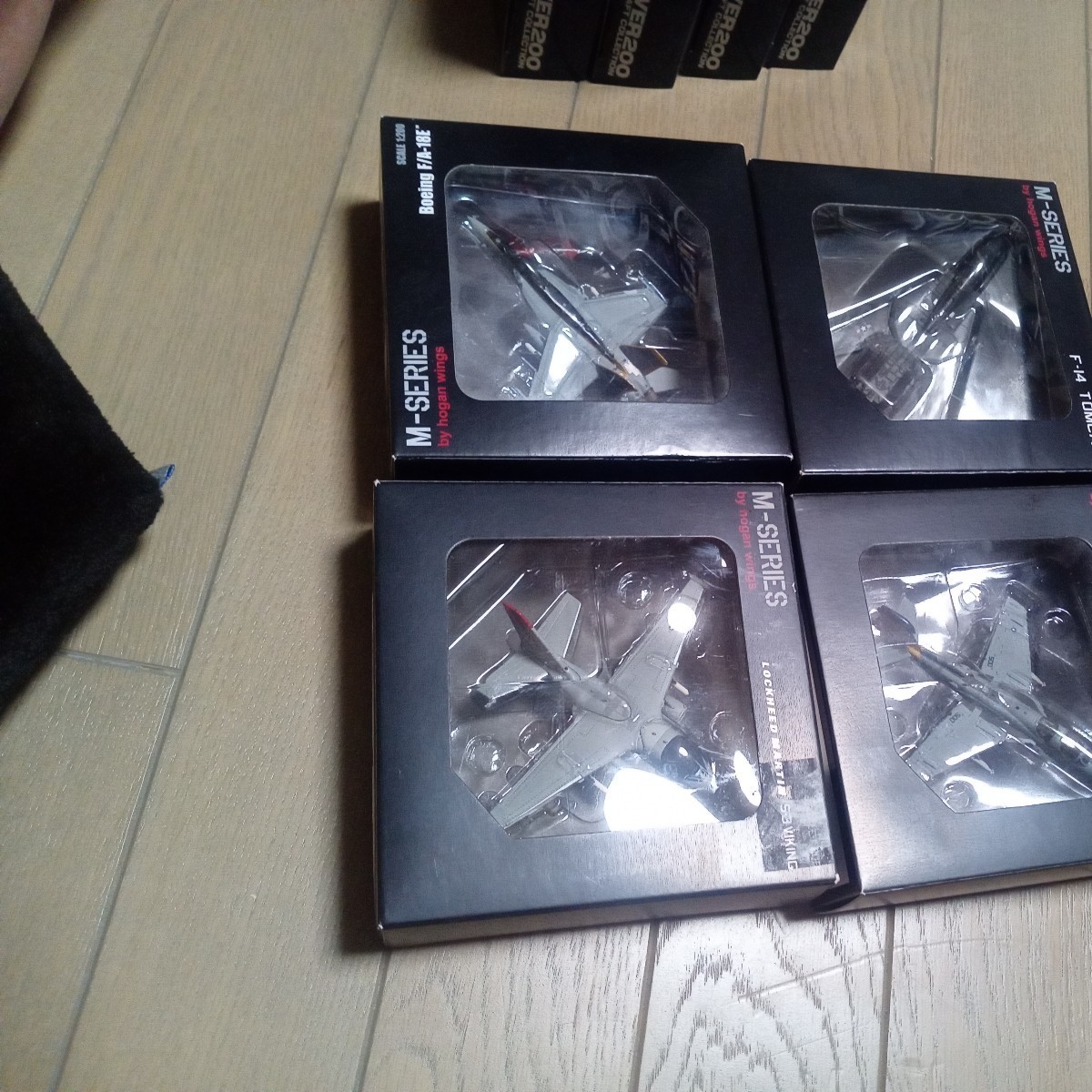 1/200 米海軍 ○ガリバー F-14A*4 ○M-SERIES F-14*2とEA-6BとS-3BとF