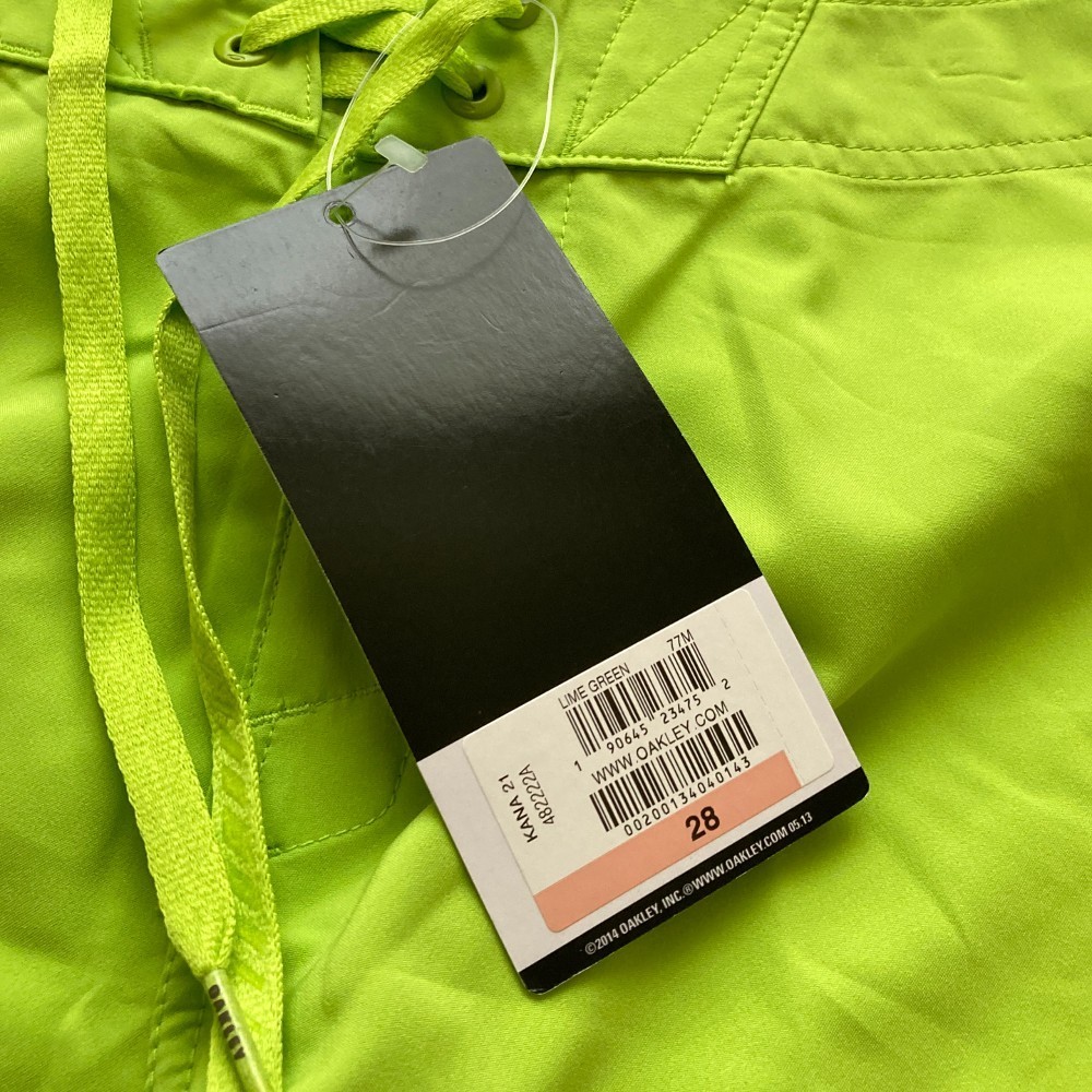 新品◆OAKLEY◆速乾 KANA 21 サイズ30 ライムグリーン◆オークリー サーフパンツ ボードショーツ 水着◆J080 新品◆OAKLEY◆速乾 KANA 21 サイズ30 ライムグリーン◆オークリー サーフパンツ ボードショーツ 水着◆J080