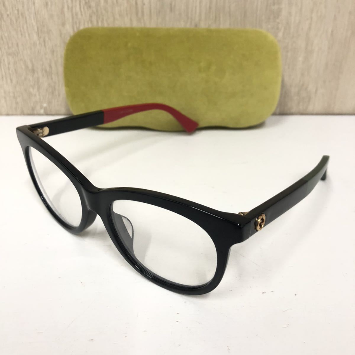 ケース付き☆【GUCCI】グッチ☆メガネ 眼鏡 サングラス 伊達めがね