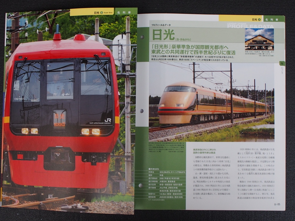 週刊百科 小学館 鉄道ペディア てつぺでぃあ 32号 2016年10月11日刊行 日光 きりしま 総武本線 紀勢本線 蒸気機関車 山田線 管理No.9069_画像4