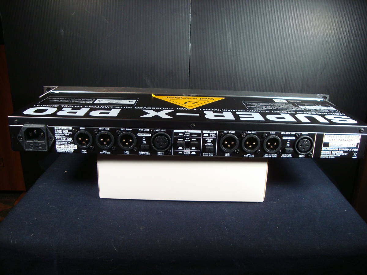 behringer CX3400 SUPER-X PRO crossover electrification verification used beautiful goods!!